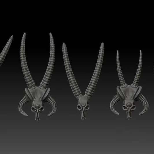 Horned Skulls Basing Bits
