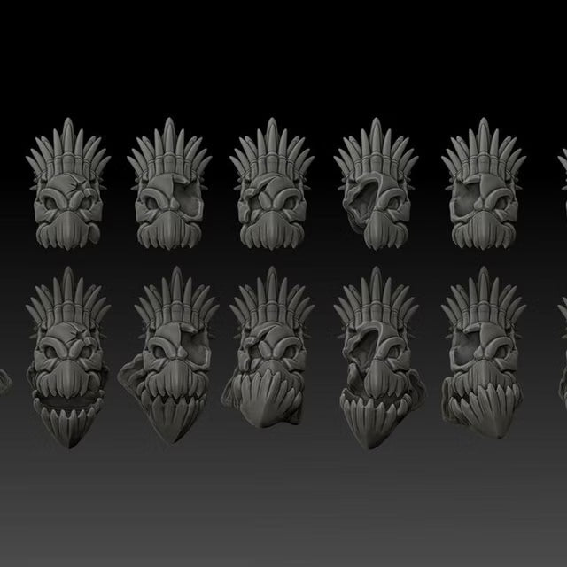 Kroot Skulls Basing Bits