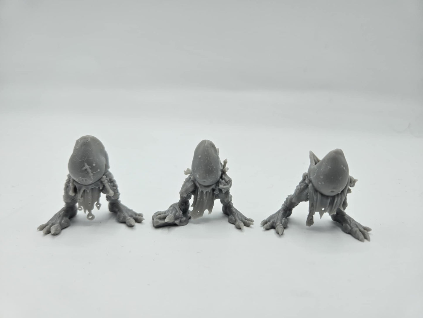 3D Printed Small Troll Bodies and Necks Compatible with Rockgut Troggoths