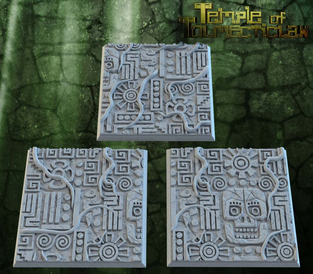 Aztec Square Base Toppers