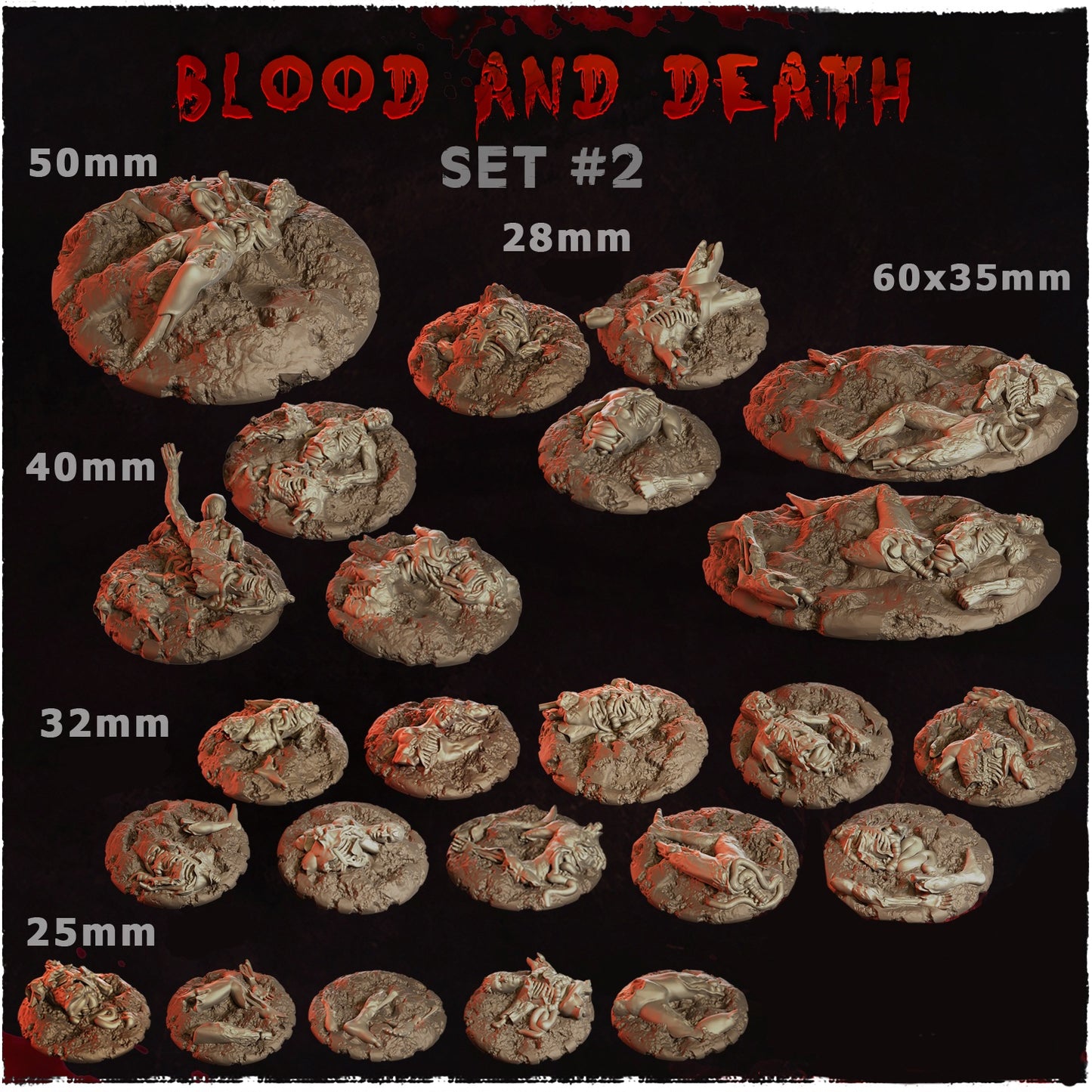 Blood and Death Base Toppers