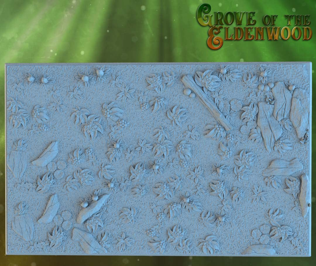 Forest Square Resin Bases