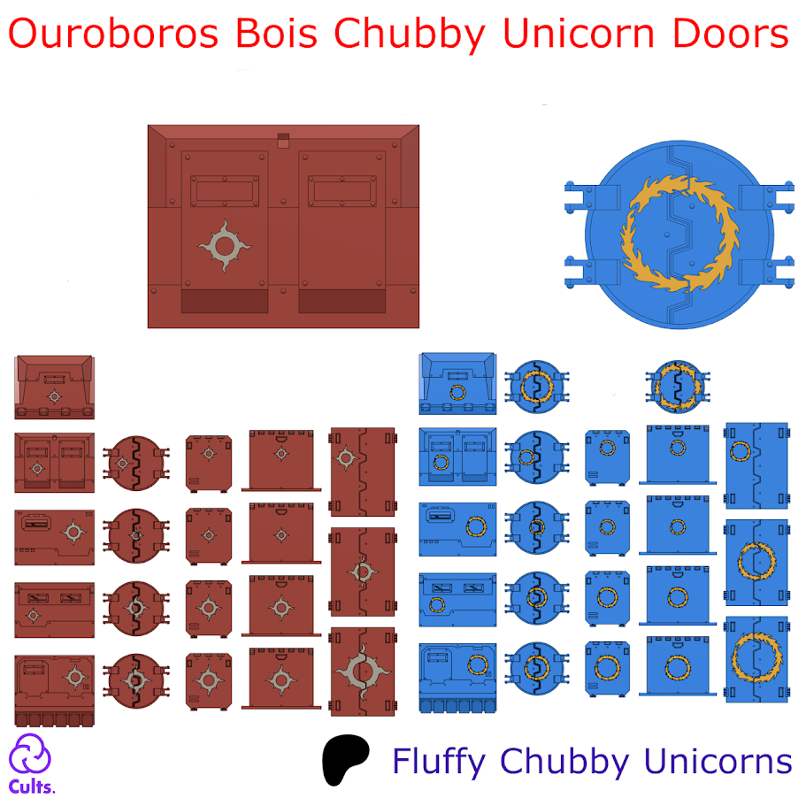 The Chubby Unicorn Doors