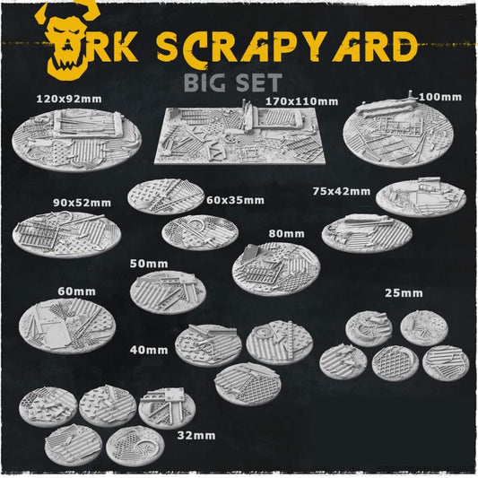 Ork Scrapyard Base Toppers