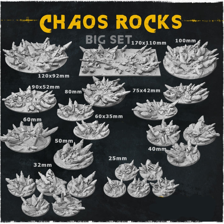 Chaos Rocks Base Toppers