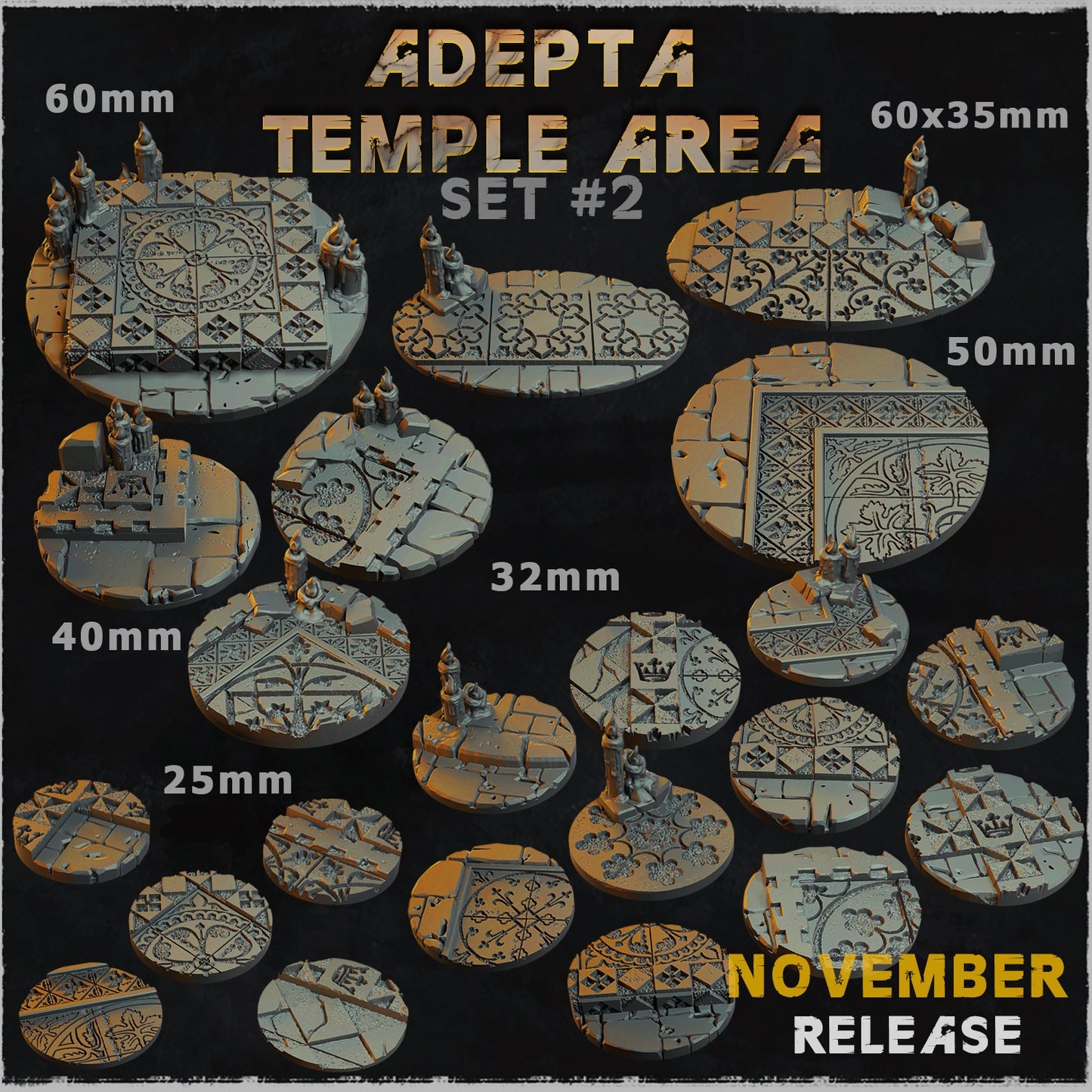 Toppers de base de la zone du temple Adepta