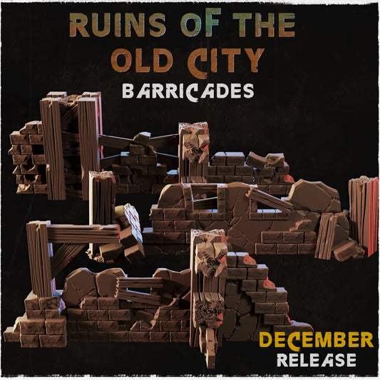 Ruins of the Old City Wargaming Barricades