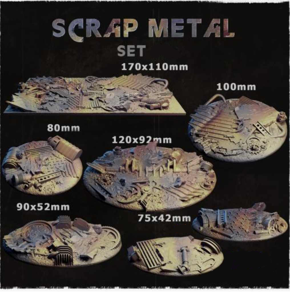 Scrap Metal Base Toppers