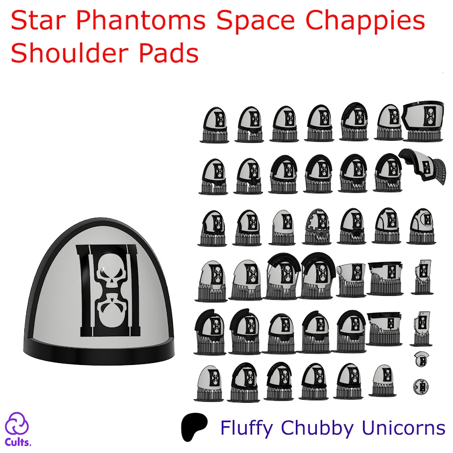 Star Phantoms Space Chappies Shoulder Pads Compatible with Star Phantoms